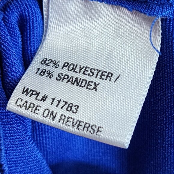 Men's Holloway Blue Shirt Long Sleeve Athletic Crew Neck Stretch Size M - Picture 5 of 9